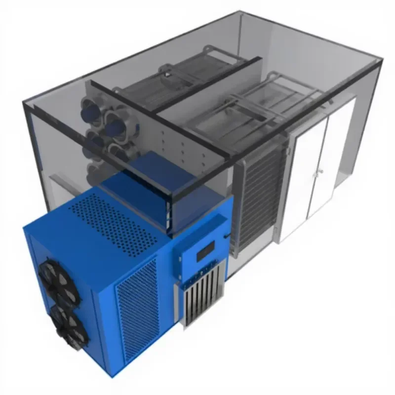 Closed Loop Dehumidifying Heat Pump Dryer Intelligent Temperature Controlled Heat Pump Drying Machine Energy-saving