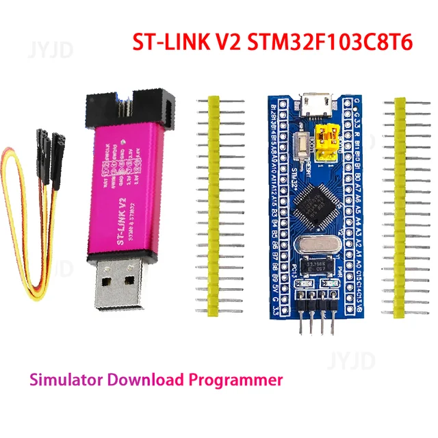 Programator pobierania symulatora ST-LINK V2 STM32F103C8T6 ARM STM32 Minimalna płytka rozwojowa systemu