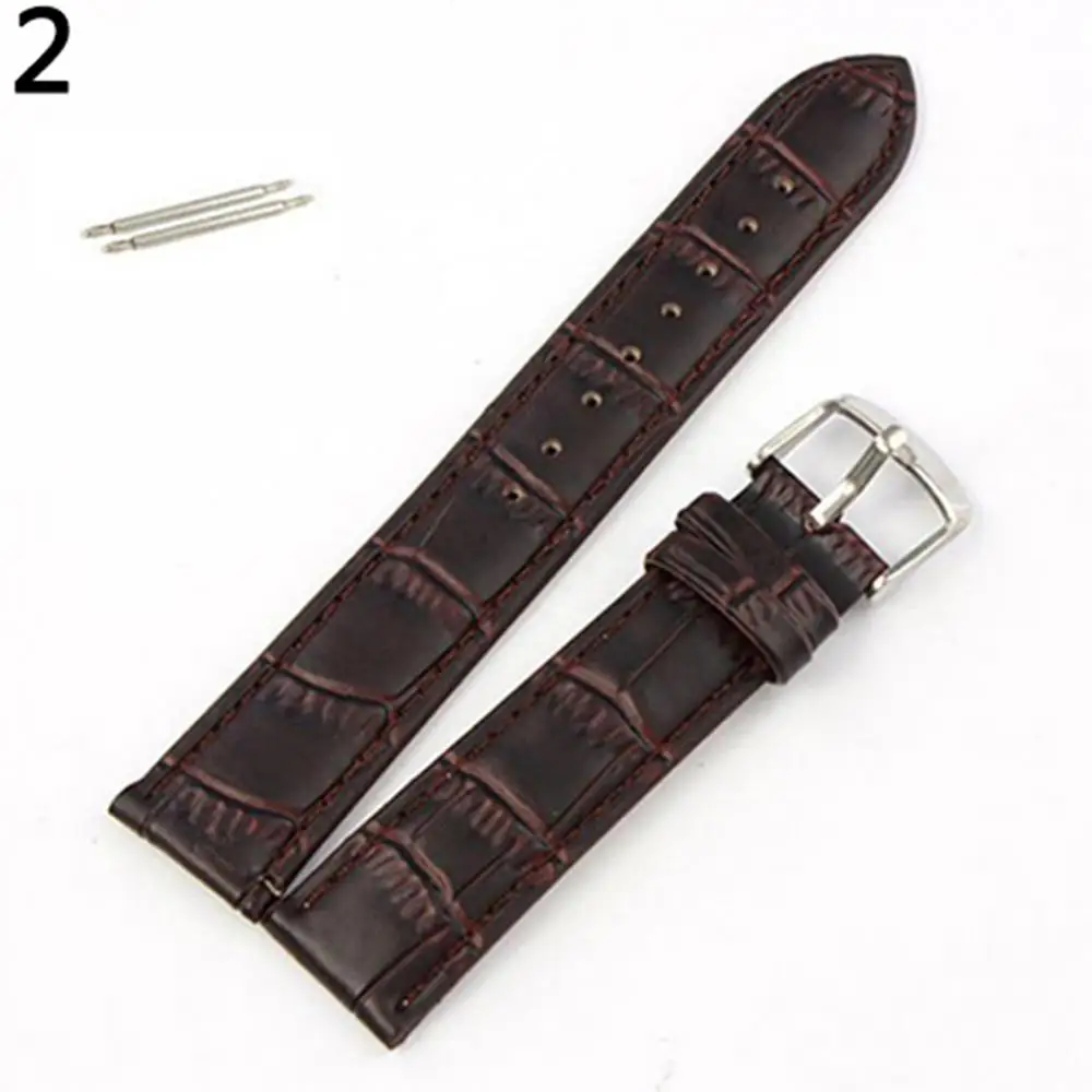 レザーリストバンド,ラグジュアリー,18mm, 20mm, 22mm