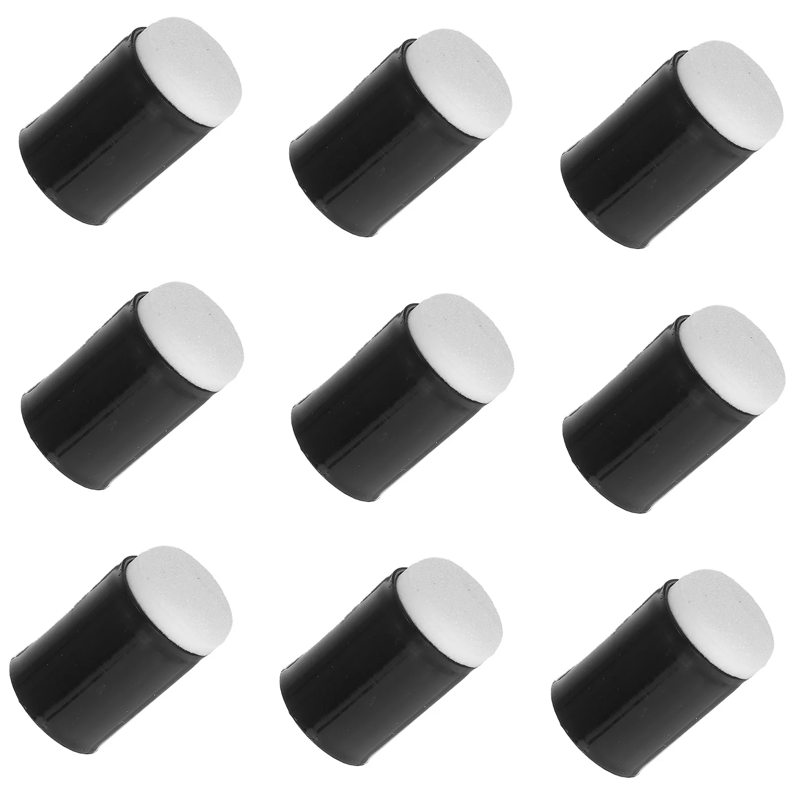 25 قطعة إسفنجة طلاء الأصابع مع صندوق تخزين قابلة لإعادة الاستخدام إسفنجة طلاء الوجه قضيب لمشاريع الحرف الفنية حفلة عطلة #3