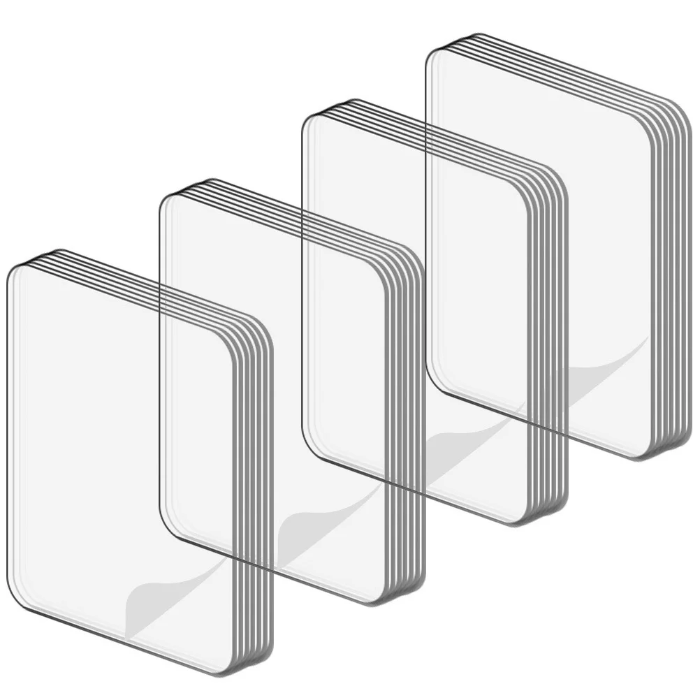 

100pcs Sticky Tape for Wall Hanging Mounting Squares Double Sided Adhesive Pads Safe for Surfaces