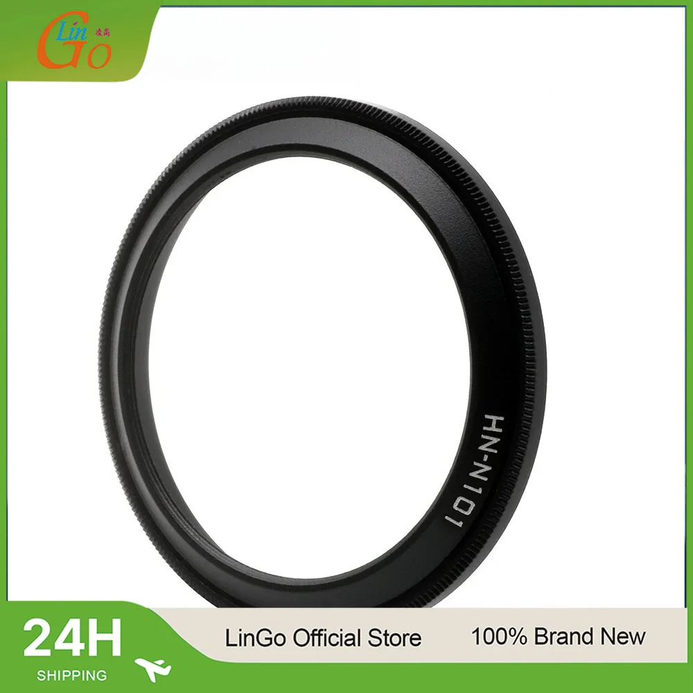 LinGo LN-N101 Metal Lens Hood Replace For Nikon 1 HN-N101 For Nikon 10mm f/2.8