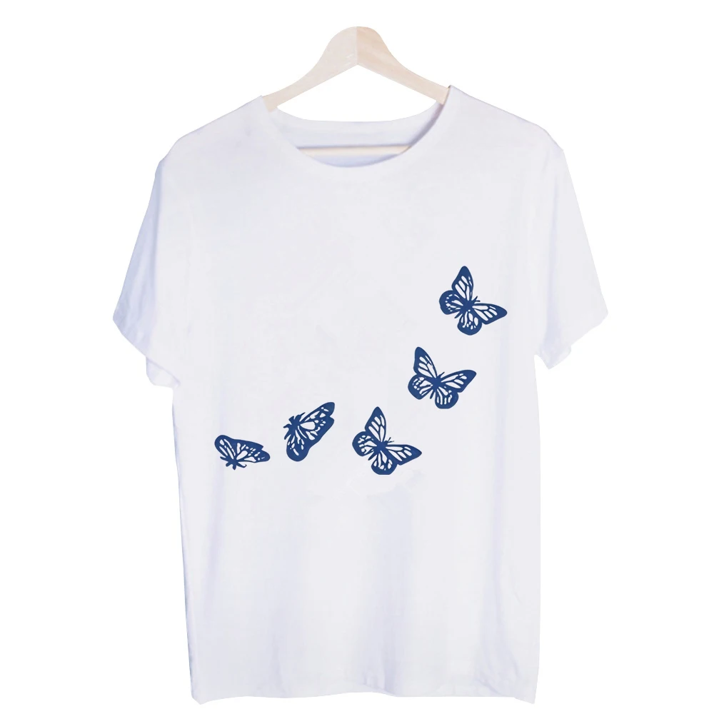 Men's Butterfly Graphic Tee, Short Sleeve Crew Neck T-Shirt for Casual Daily Wear and Summer Outfits