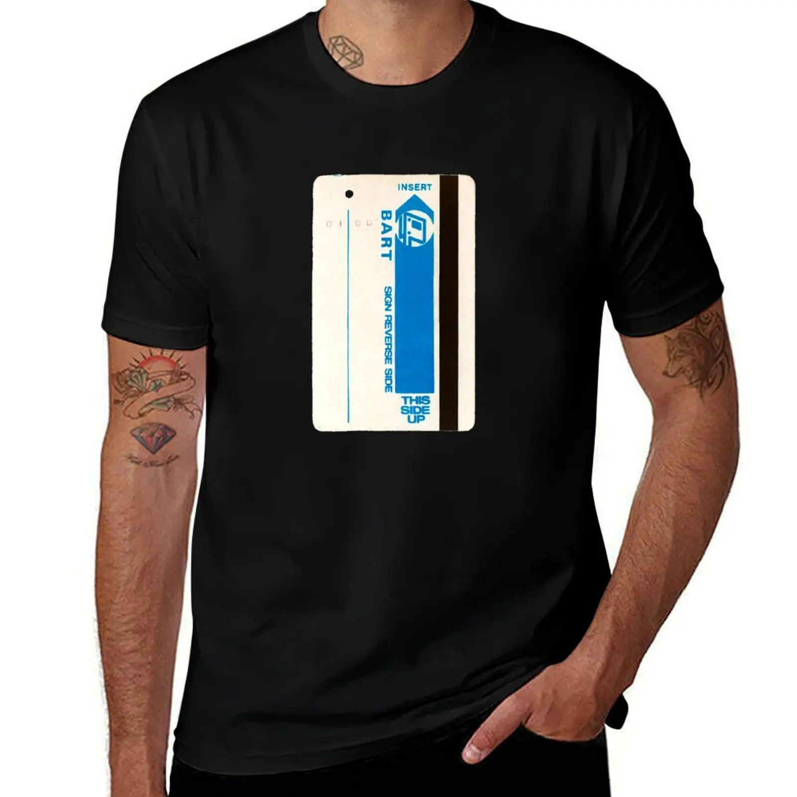 

Vintage BART Ticket (Bay Area Rapid Transit) T-Shirt graphic t shirts for man anime t shirts oversize T-Shirt