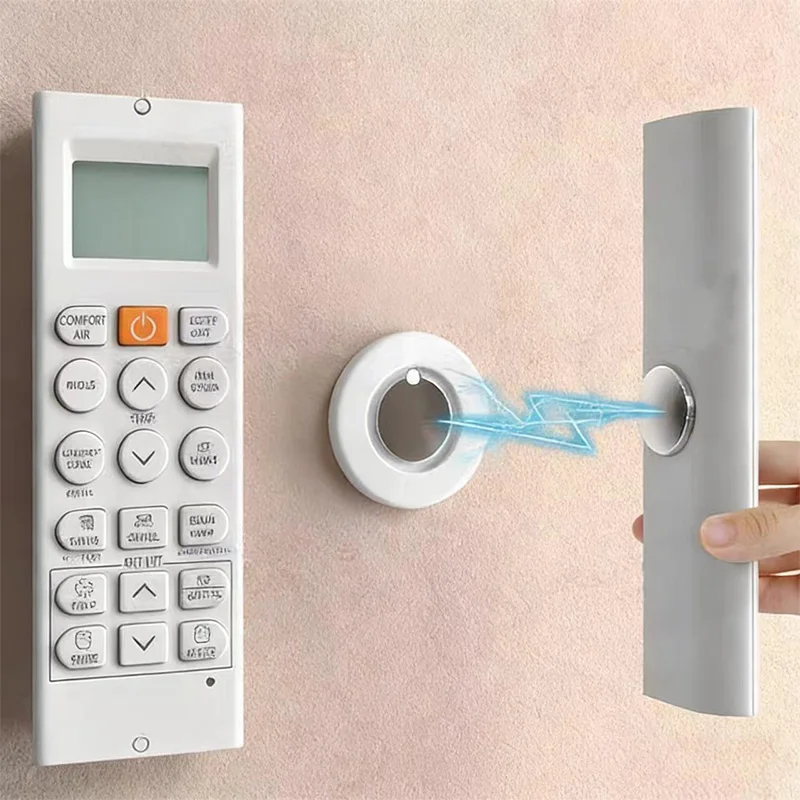 5/10pcs Remote Holder Magnetic Remote Control Holder Mount Wall Adhesive Strong Hold TV Remote Holder for Home Office