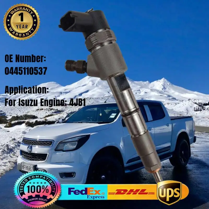 

0445110537 Common Rail Fuel Injector 0 445 110 537 for Isuzu Engine 4JB1