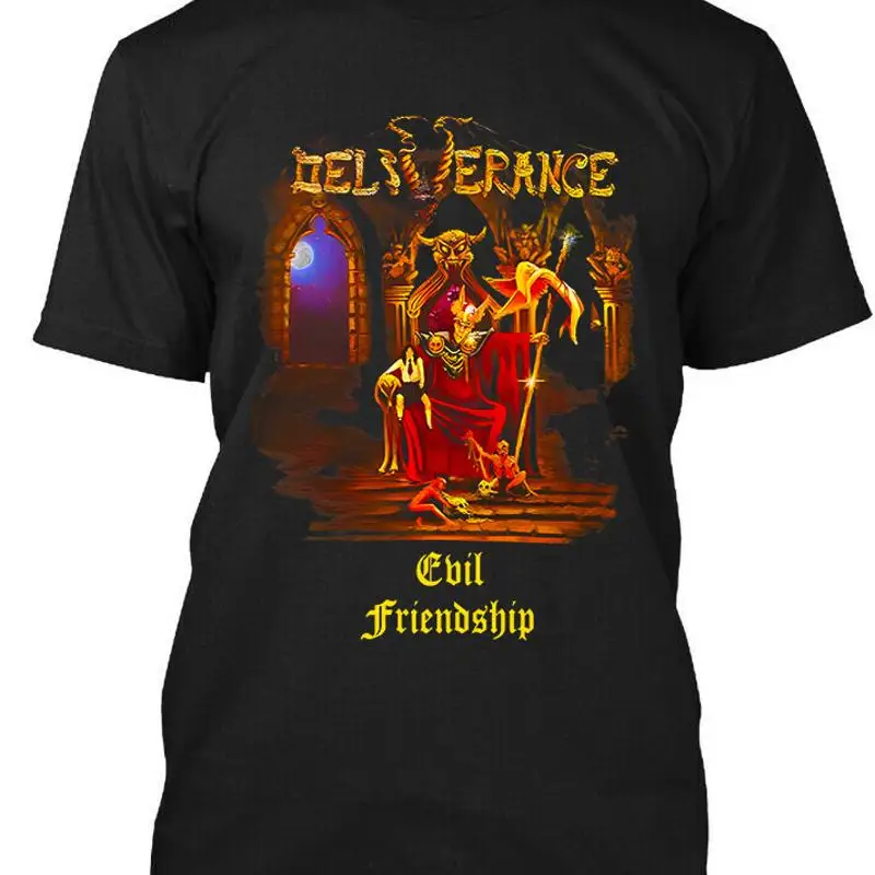 

New POPULAR Deliverance Evil Friendship UK Music Vintage T Shirt S 4XL