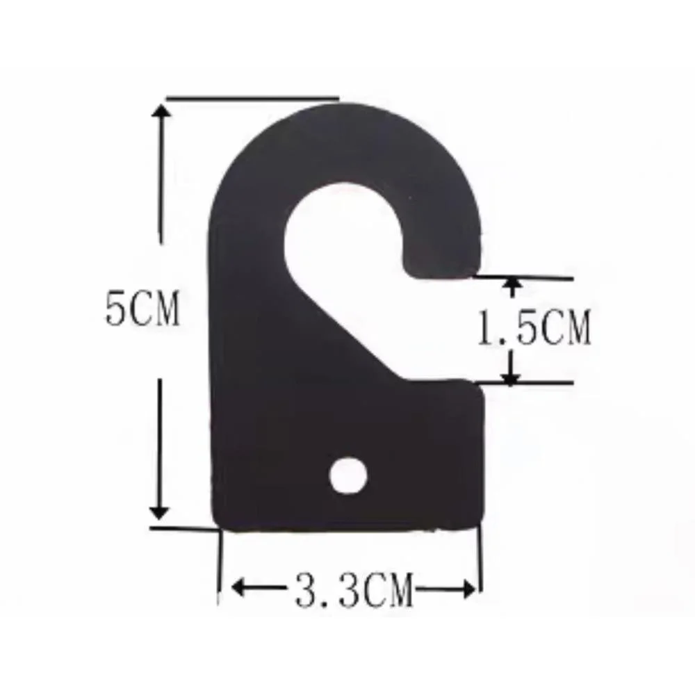 

100pcs Plastic Snap Buttons Packaging Accessories Hook Adhesive Bags Paper Box Paper Card Display Rack Hooks for Mall Store