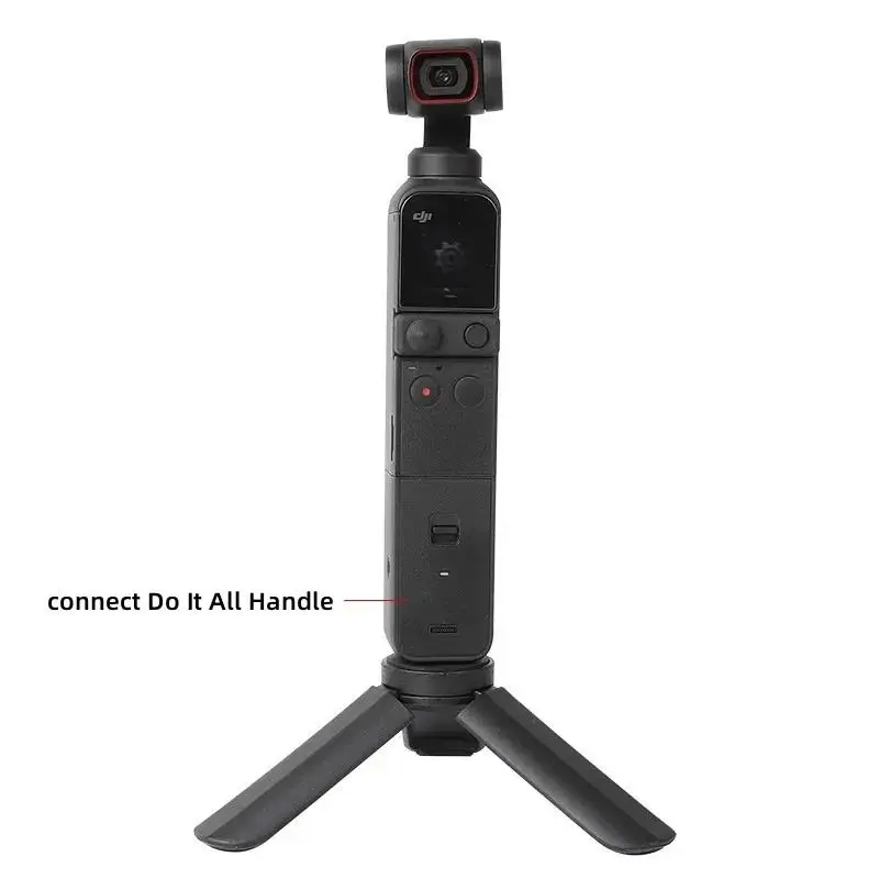 스포츠 포켓 카메라 미니 삼각대 데스크탑 스탠드 스태빌라이저 거치대, DJI OSMO 포켓 2 포켓 3 짐벌 액션 4 3 고프로 카메라용