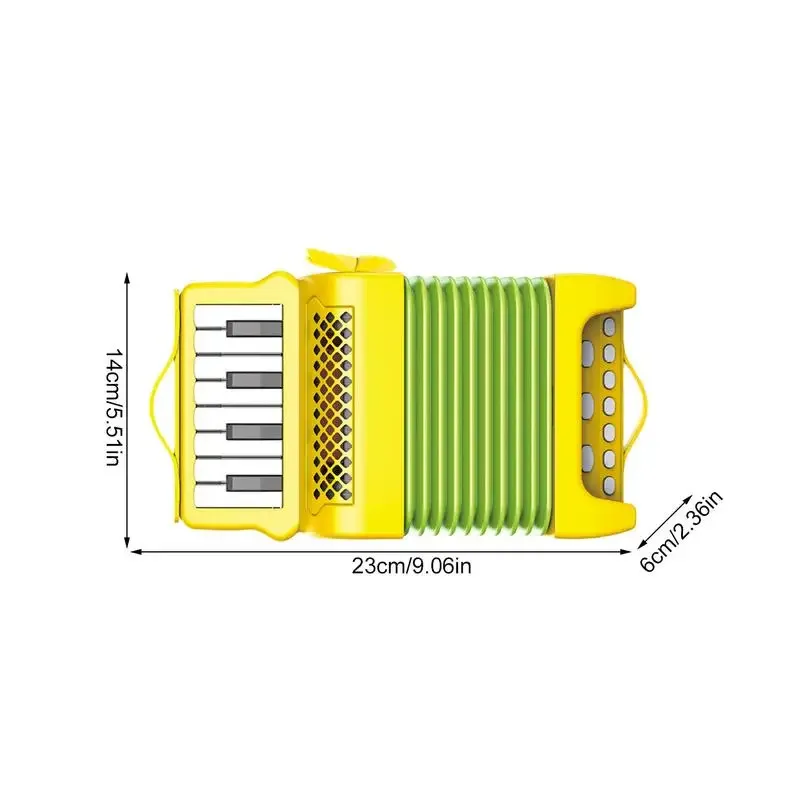 Toy Accordion for Kids Cartoon Accordion Musical Instrument Accordion Instrument for Kids Mini Accordion Instrument Toy Kids