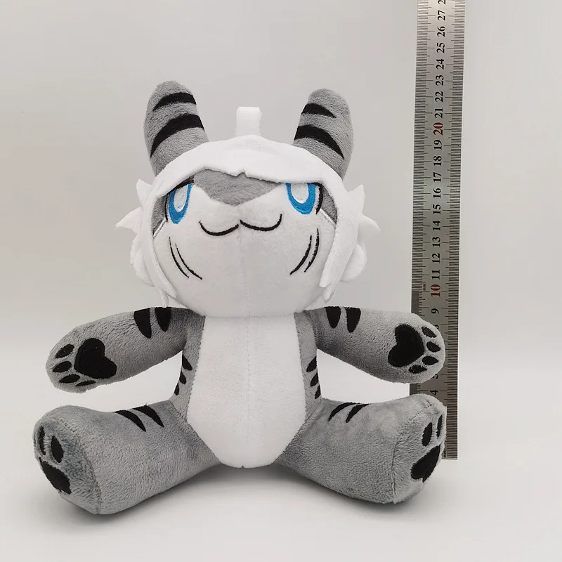 Changed Game Puro Plush Toy Furry Cat Shark Stuffed Doll Soft Short Plush Animal Figure Changed Lab Collectible Gift For Game view 2