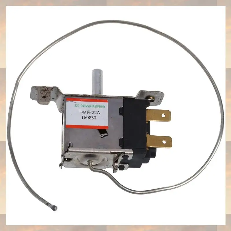 

2025 New-4X WPF22A 2-контактный термостат для холодильного оборудования с металлическим шнуром 30 см