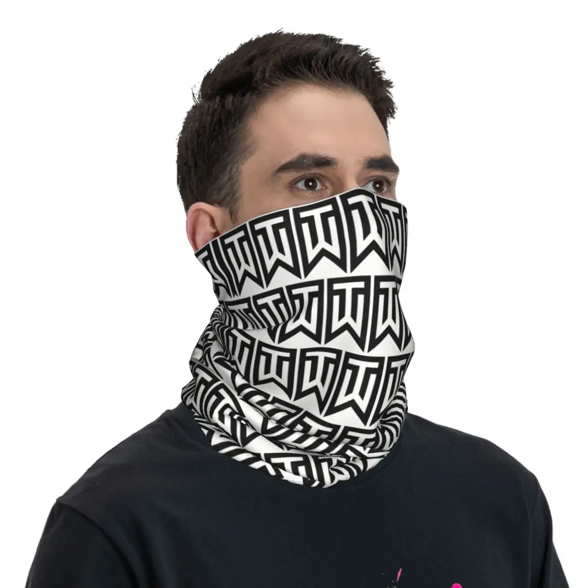 TW-Foulard en polyester pour le cou et le visage, écharpe cool, masque de la présidence