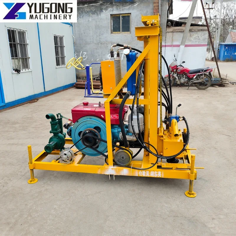 YG Small Water Drilling Machine for Geological Survey Diesel Water Well Drilling Rig Percussion Drilling Rig