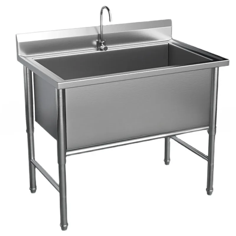 Stainless Steel Defrosting Pool Commercial Sink 304 Restaurant Canteen Large Kitchen Soaking Pool