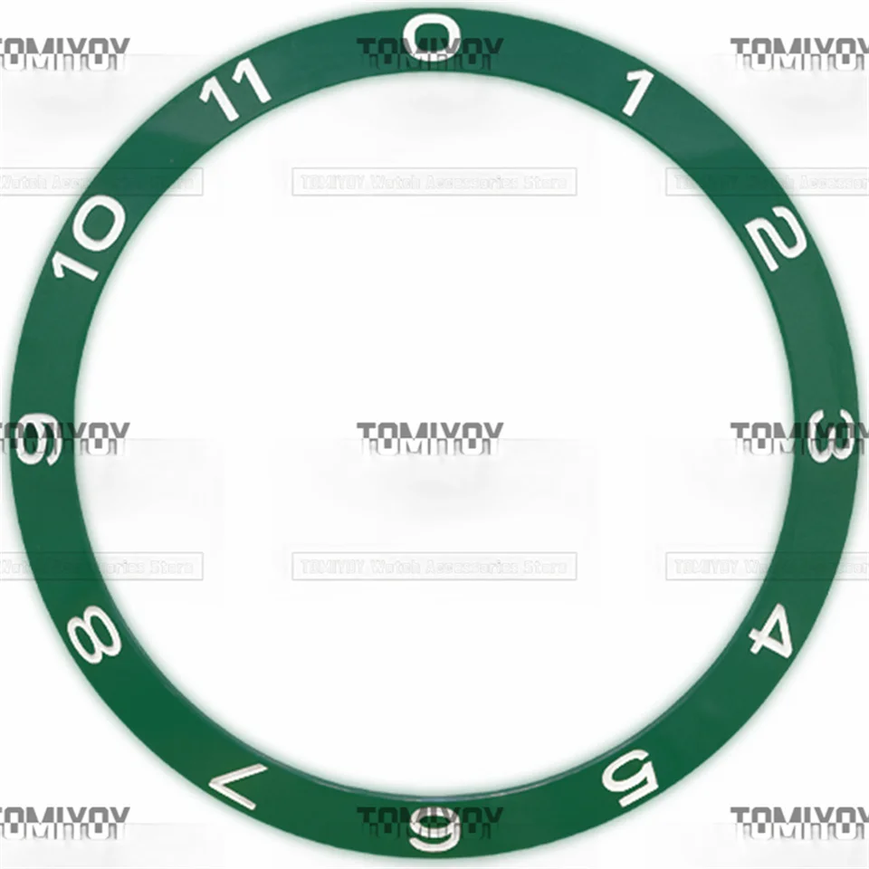 39,1 мм × 33,3 мм черный синий зеленый керамический Наклонный Безель вставка подходит для мужских механических часов TUDOR
