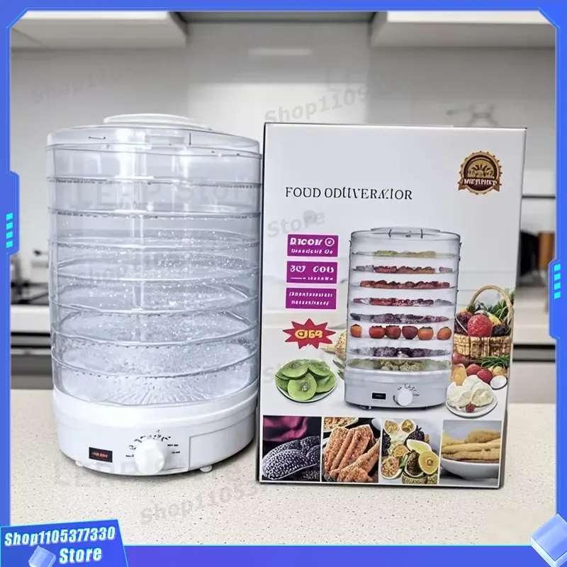 8 Layer Electric Food Dehydrator for Fruit Vegetable Herb Pet Treats Dryer Machine 220V Household Kitchen Appliance Stainless