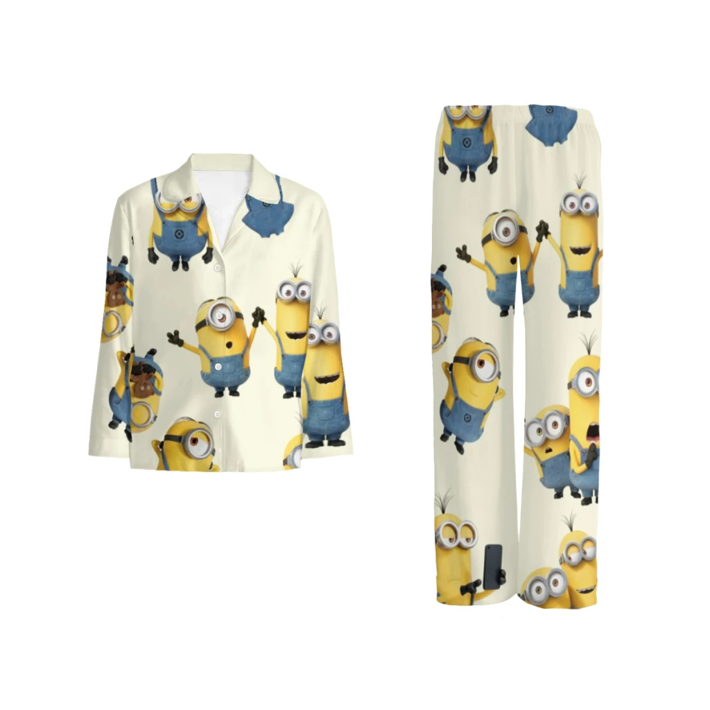 

Minion Printed Pajamas Men or Women | Cute Pajama Sets | Elegant Lounge Wear for Women | Soft Clothing