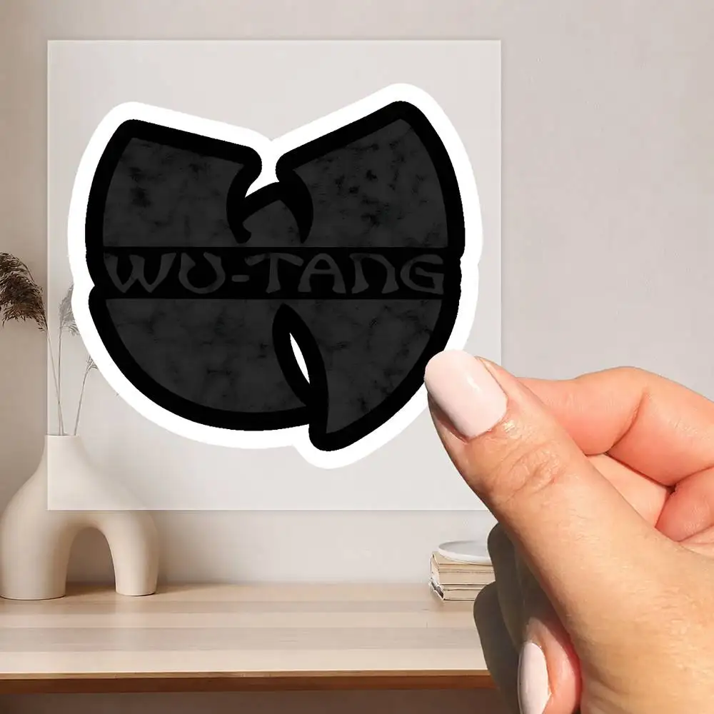 Vintage look Wu Tang Clan Waterproof stickers for decorating car windows motorcycles and computers.