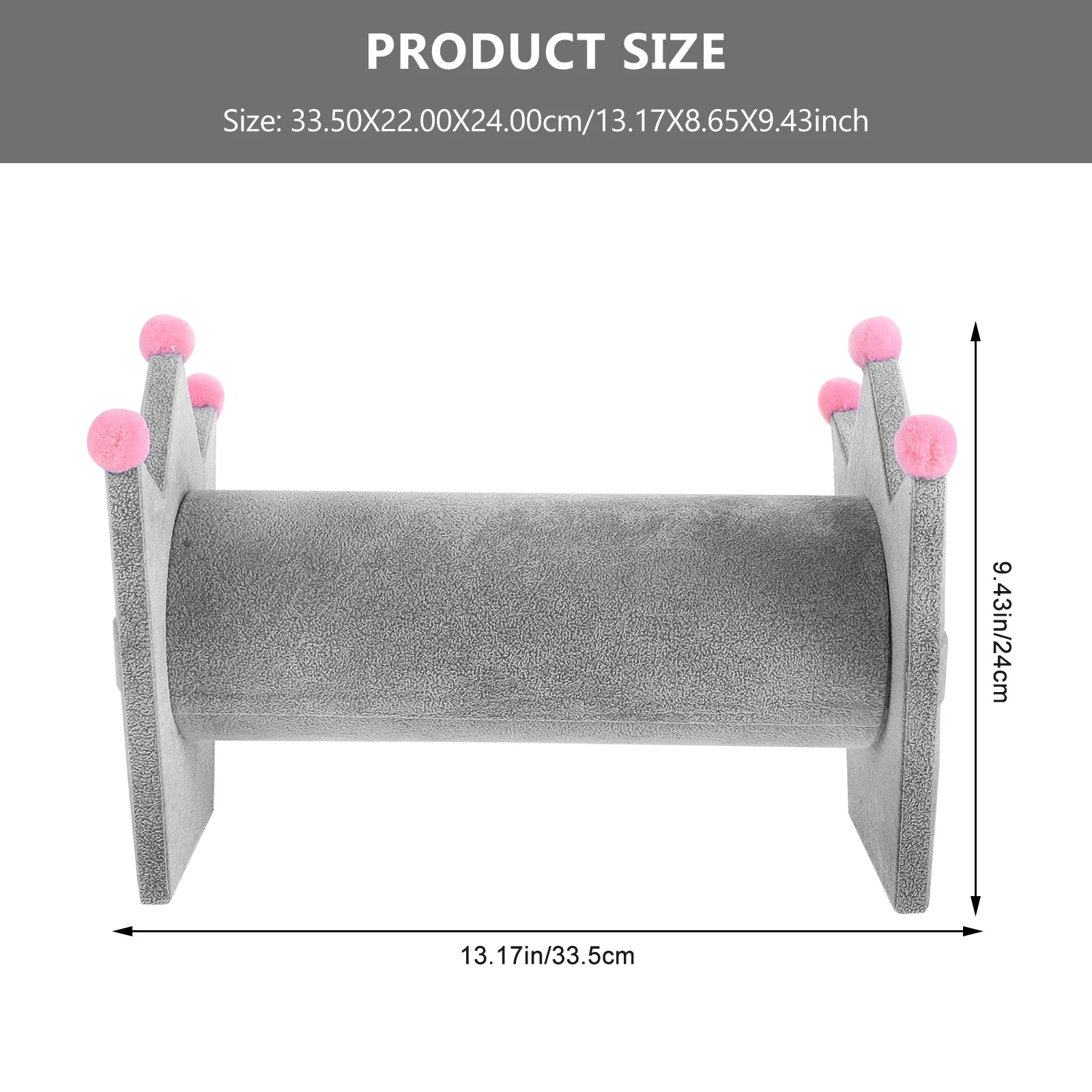 Chic Hair Hoops Stand Crown Design Headband Organizer Jewelry Storage Display Rack Practical Home Travel Vendor Use