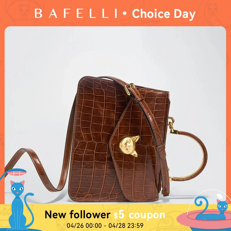 

BAFELLI CAT, НОВАЯ ЖЕНСКАЯ КОЖАНАЯ МОДНАЯ СУМКА BAFELLI CAT, СТИЛЬНАЯ БИЗНЕС-ЖЕНСКАЯ КОЖАНАЯ РОСКОШНАЯ БРЕНДОВКА OL СУМКА