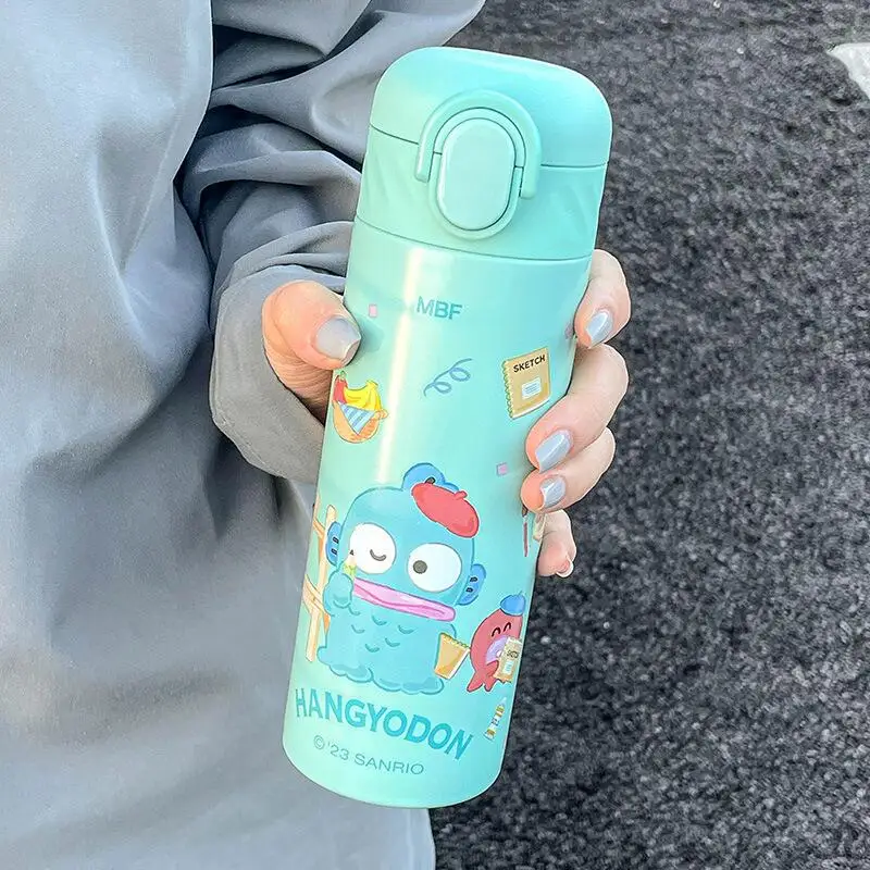 

Good-Looking Cute Cartoon Hello Kittys Kuromi My Melody Maintain Temperature Cup Portable Child A Cup with A Straw Fashion Gift
