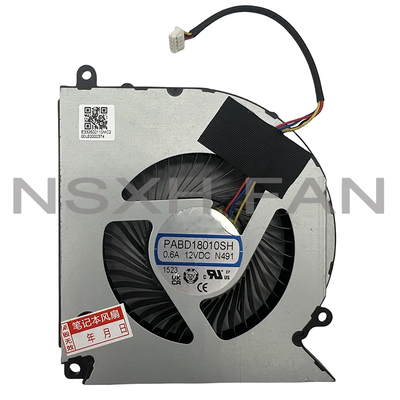 Original Fan For PABD18010SH N491 PABD18010SH N475 12V 0.6A