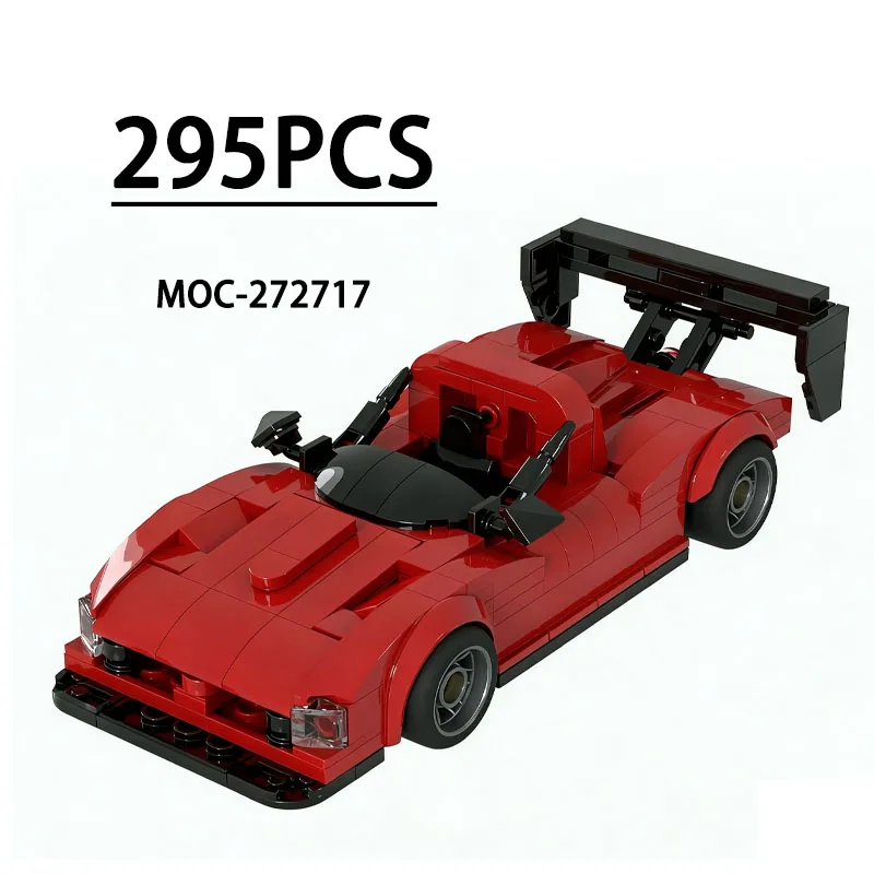 MOC-272717 Building Blocks Super Sports Car Convertible Racing Toy Model 295 Pieces Birthday Holiday Christmas New Year Gift