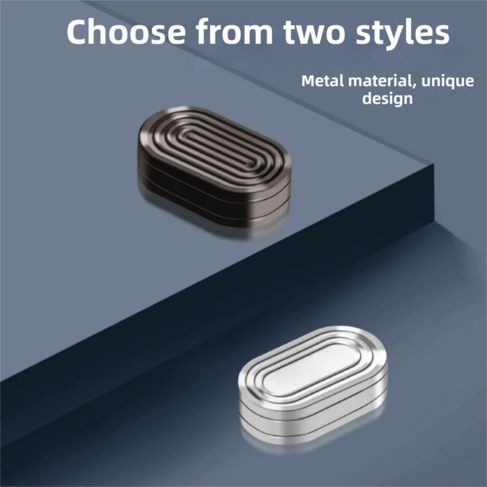 

Metal Construction Magnetic Push Card Three-Layer Structure Infinite Rhythm Three-Layer Push Card Magnetic Design Fingertip Gyro