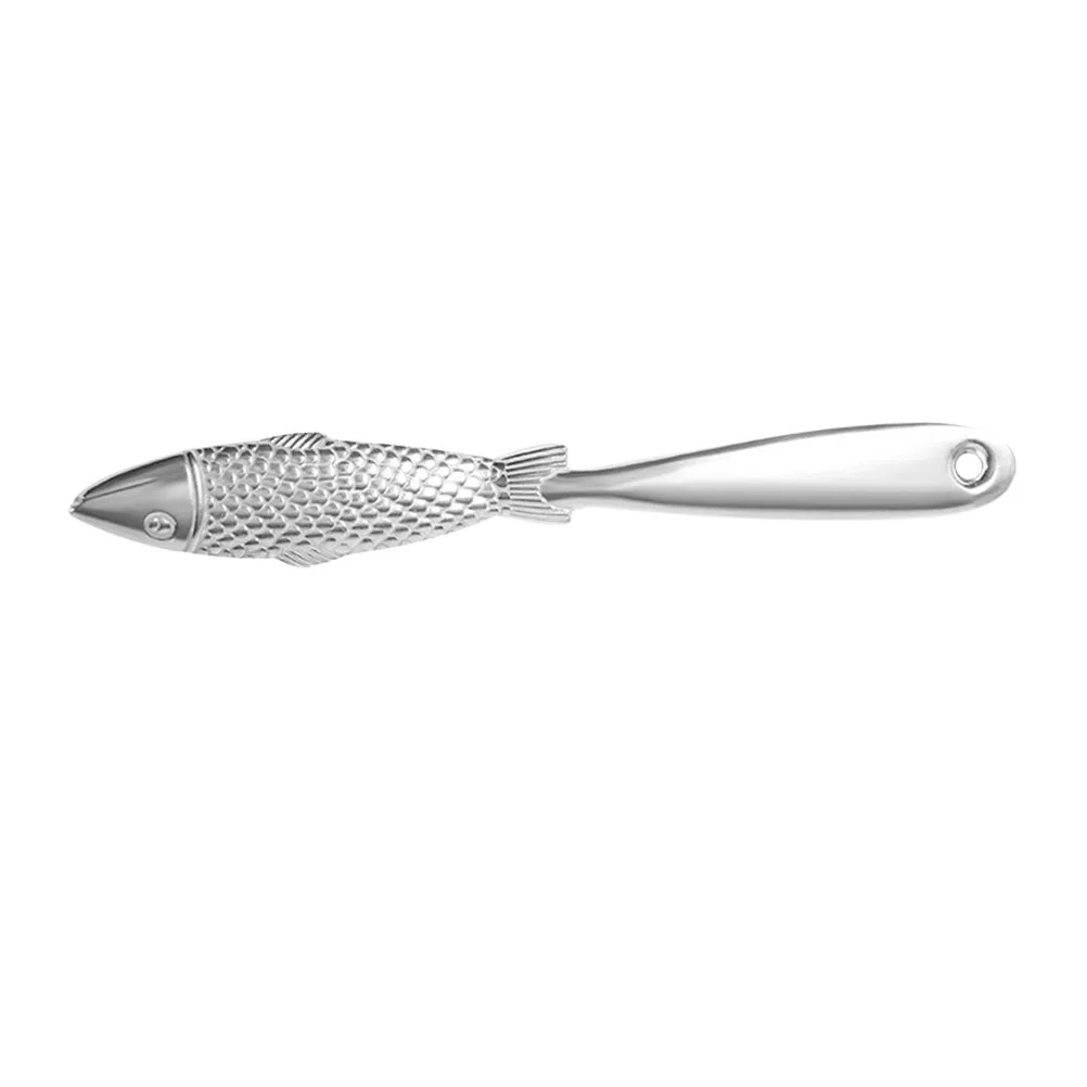 Aluminum Alloy Fish Scale Scraper – Heavy-Duty, Deformation-Resistant, Ergonomic Grip with Creative Teeth Design