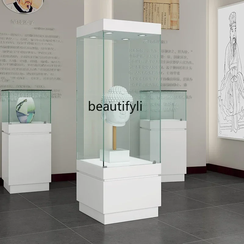 Shopping mall glass case display case jewelry counter, exhibition display case museum cultural relics booth