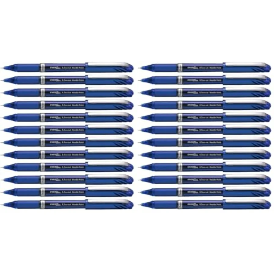 

® ЭнерГель ™ Гелевые ручки NV Liquid Fine Point 0.5 мм, чернила на 54% основе переработанных материалов, упаковка из 24 ручек