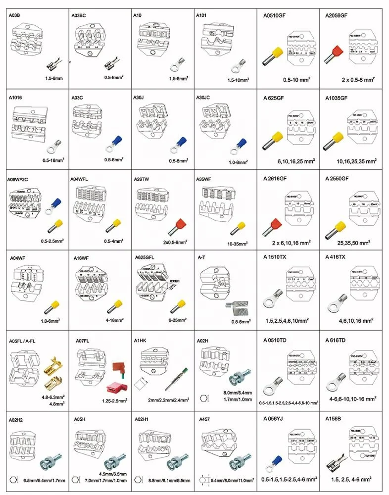 pneumatic cable terminal crimpers machine air hand wire crimping tool machine
