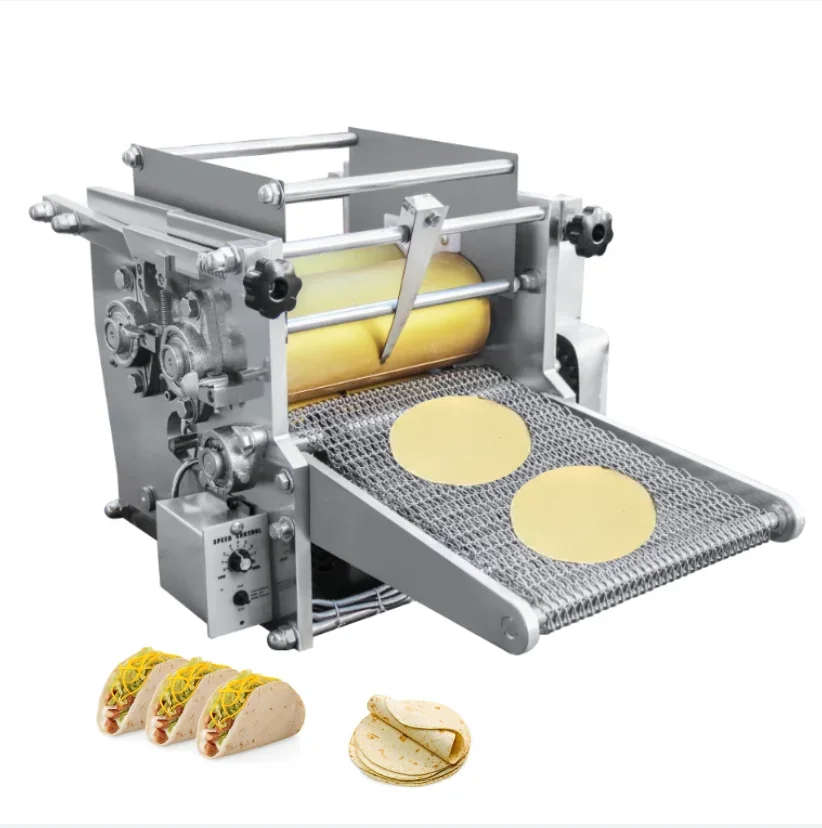 Full Automatic industrial flour corn mexican tortilla machine taco roti maker press bread grain product tortilla making machines