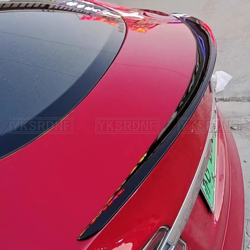 For Tesla model S 2012- 2020 MODEL-S special model spoiler ABS material car tailgate primer color rear spoiler car tuning