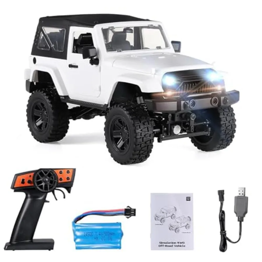 

f1 RC Crawler 1:14 Scale 2.4GHZ Remote Control Car 4WD 30KM/H High Speed Racing Vehicle All Terrains Off Road Monster Truck wit