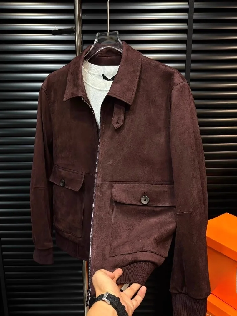 

Мужская комфортная модная куртка-пуховик с воротником-стойкой, прочная, универсальная, высокого качества, приталенного кроя, осенне-зимняя, новинка