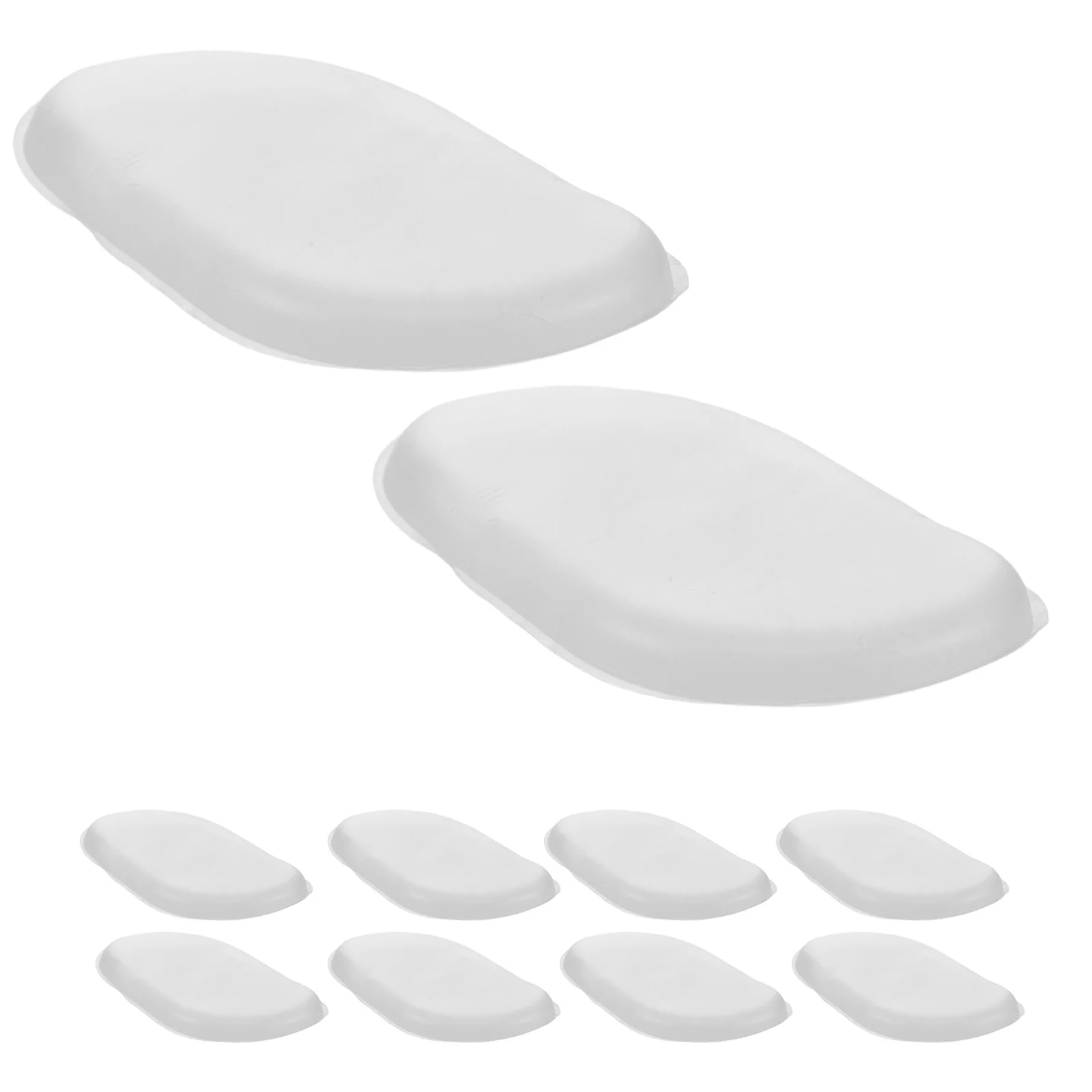 

12Pcs Leaf Shape Silicone Makeup Sponge Non-Absorbent Powder Puff for Foundation Concealer Cream Blush Highlighter Washable