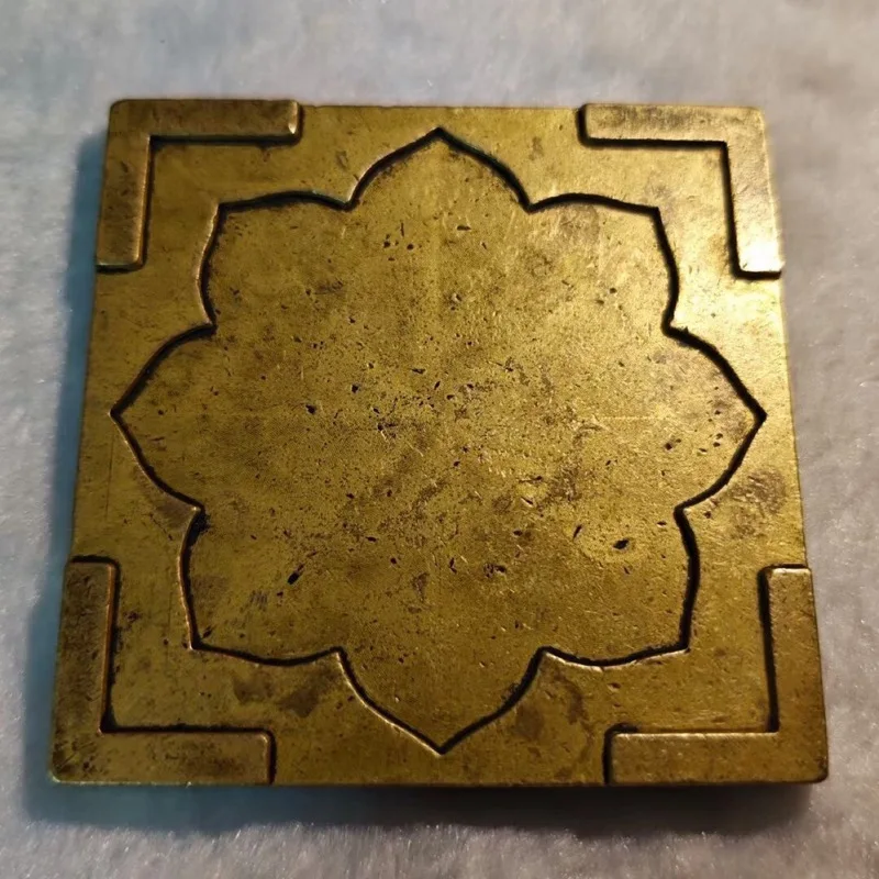 Antique Bronze Eight-Trigram Incense Burner Mat Home Decor Craft