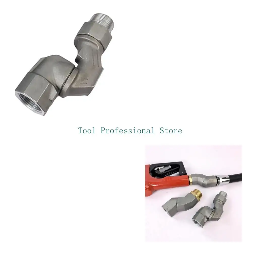 

57QF 1-дюймовый поворотный соединитель для шланга перекачки топлива для многоплоскостных вертлюгов топливной форсунки