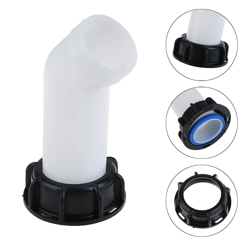 Hose Nozzle Tap Cap Valve Fitting Thread IBC Tank Adapter Extension Drain Spout