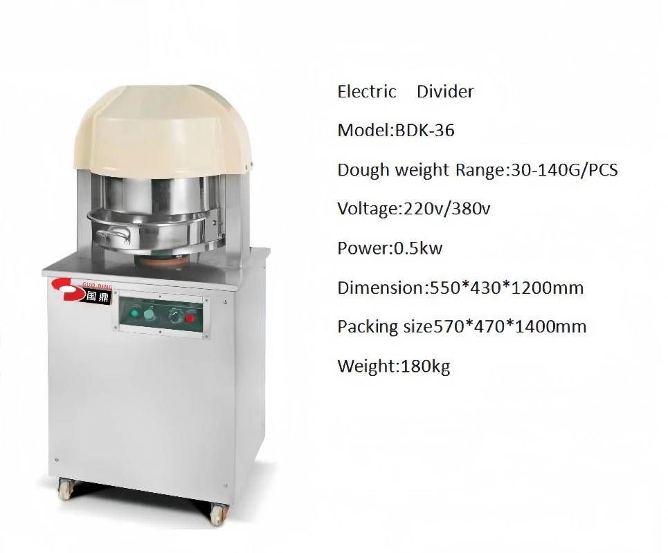 30-150 جرام بيتزا همبرغر الخبز آلة تقسيم مخبز العجين مقسم لربيع لفة تشاباتي روتي