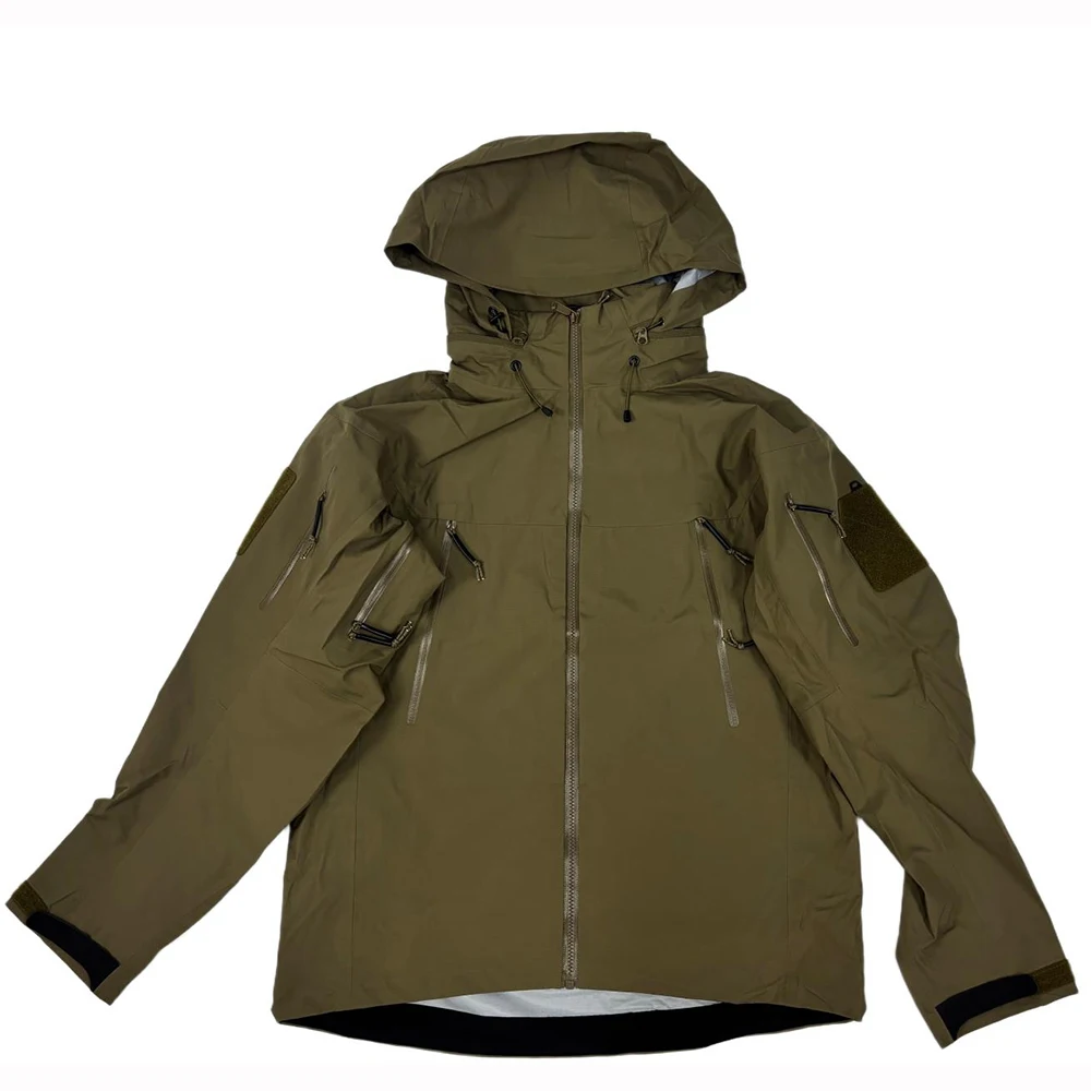 AlphaJacketGen2 Wasserdichte Alpha-Hartschalenjacke, taktische Armee-Fan-Jacke, winddichte Jacke zum Aufladen – Detail 10
