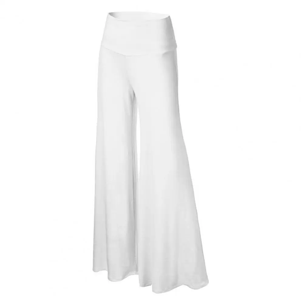 Ladies Elegant Fashion Straight Wide Leg Pants Sexy Elastic Comfortable High Waist Casual Trousers Korean Fashion брюки женские