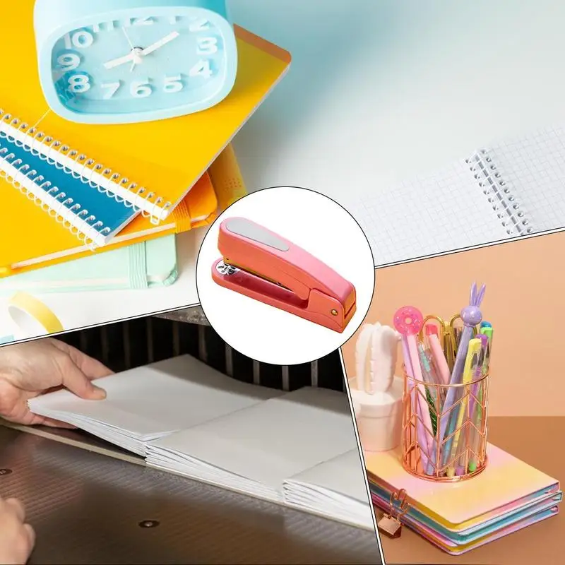 Desktop Staplers Offices Stapler Business Manual Desk Stapler Easy To Load Ergonomic Heavy Duty Stapler For School Offices