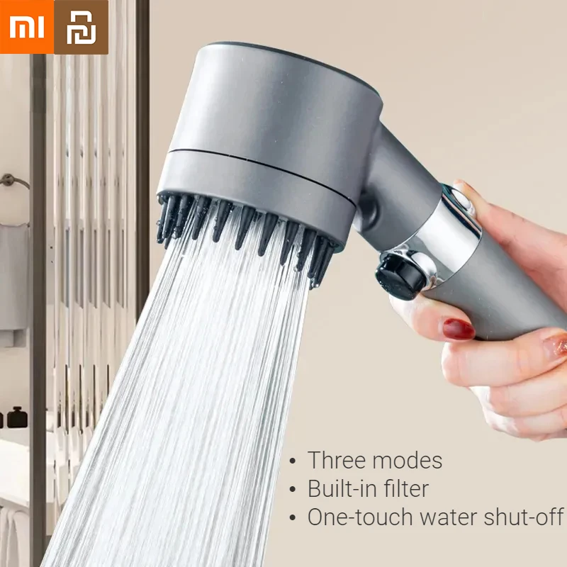 Xiaomi Youpin Supercharge Shower Head Filtered 3 Modes Adjustable Massage Spray Nozzle Handheld Big Water Flow Bathroom Tool New