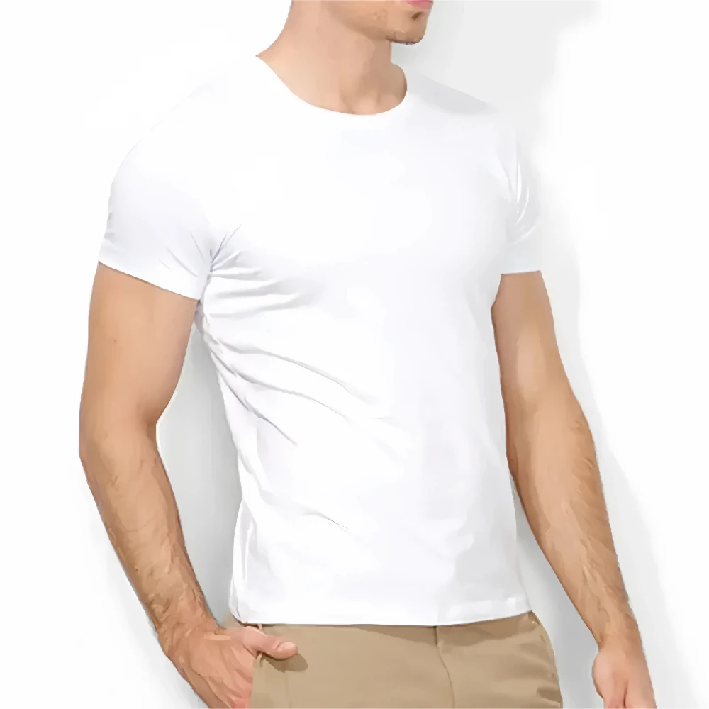 MRMT 2026 Brand New Men\'s T Shirt Pure Color Men Short Sleeved T-Shirt For Male Round Neck Man Tops Bottoming Tee Shirt Clothing