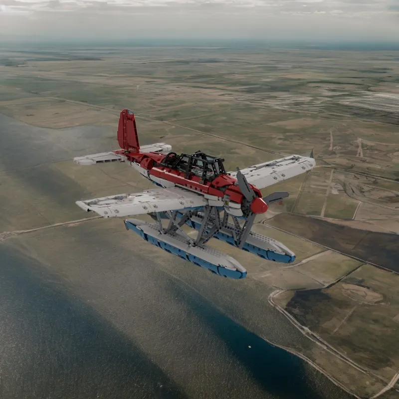 

1778PCS Military Model Moc building blocks Bricks Kit - Arado Ar 196 Floatplane Vehicle Set - Realistic WWII Aircraft Display