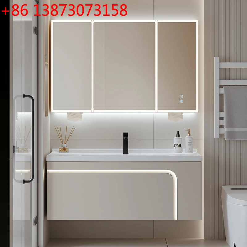 Armario de Almacenamiento, Estante de Pared para Baño, Mueble Multifuncional para el Hogar, Kit de Armario Pequeño, Espejos, Armario de Columna de Lujo, MDF, WC