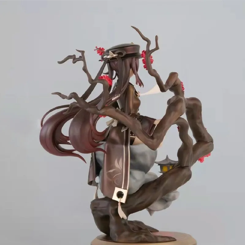 22 Cm Game Genshin Impact Hutao Figure Wang Sheng Hall Master Desktop Figurines Pvc Model Dolls Kid Gift Toy